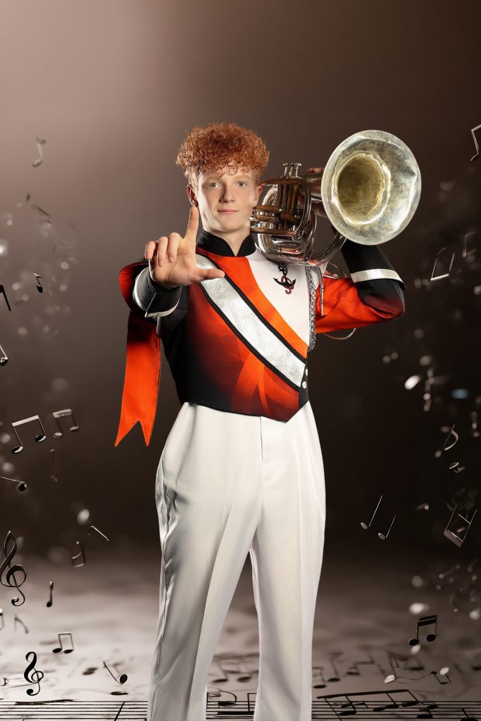 lakeland, florida marching band digital composite photography