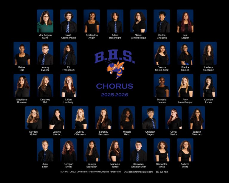 Chorus student portrait photography for composite print