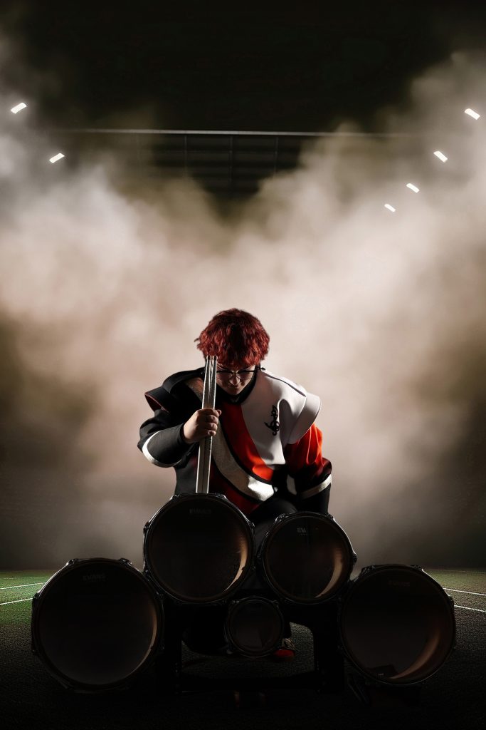 Lakeland high school marching band composite photography
