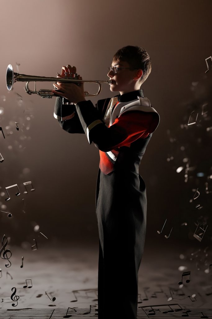 Marching band digital composite photography lakeland, florida