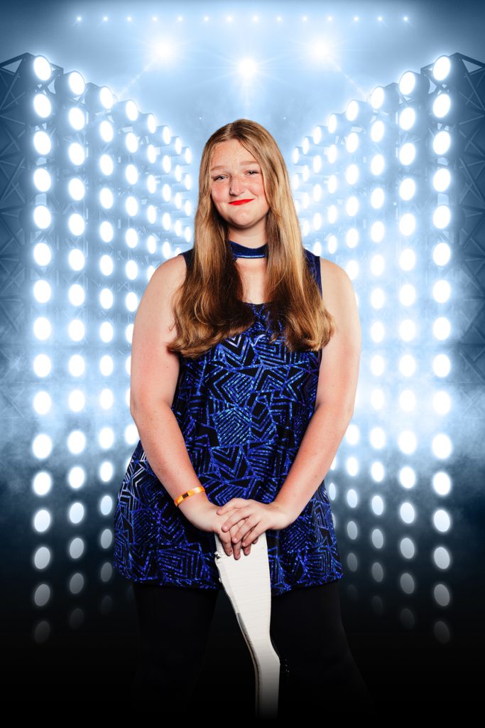 Senior banner session for bartow high school color guard