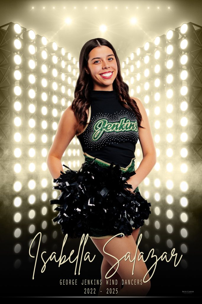 Lakeland, florida cheer dancer senior banner