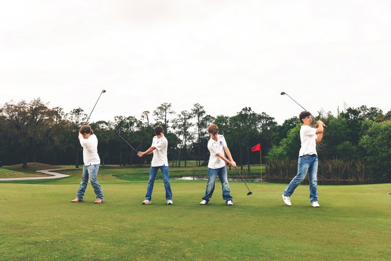 auburndale high school senior golf team photos in natural light