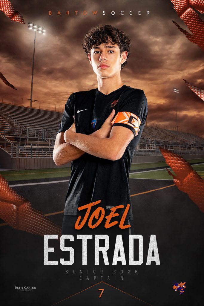 Soccer senior captain banner for central florida