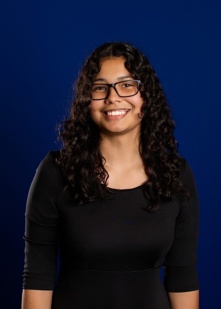 High school chorus student portrait photographed in central florida