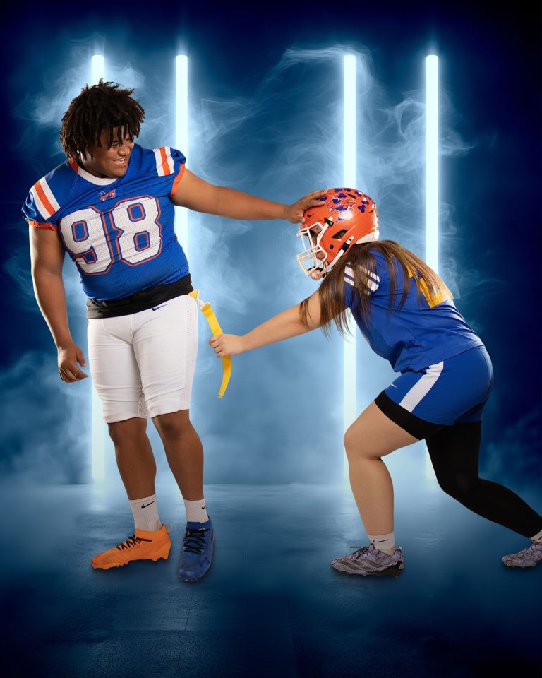 tackle football versus flag football buddy photo