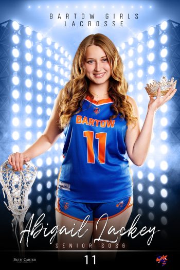 Lacrosse senior banner for bartow, florida
