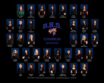 Chorus student portrait photography for composite print