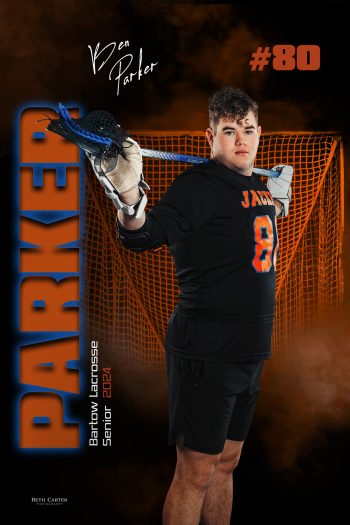 Boys high school lacrosse senior banner design lakeland, florida