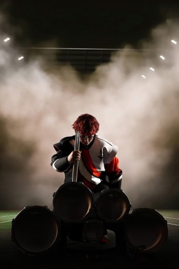 Lakeland high school marching band composite photography