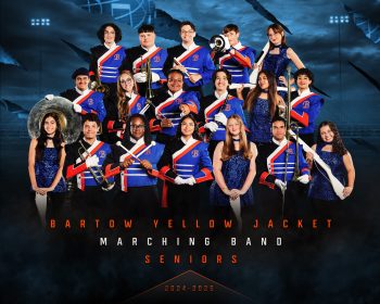 Team composite of all marching band seniors for bartow high school