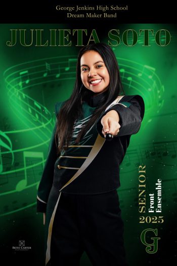 lakeland, florida band banner for high school senior