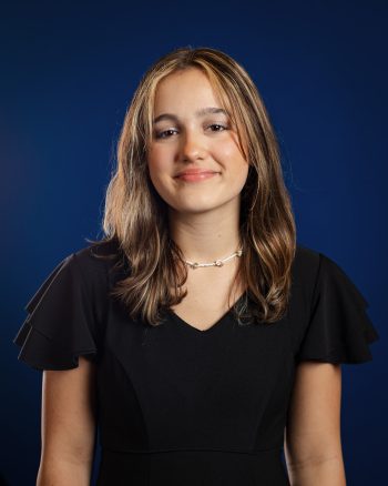 High school chorus student photographed for bartow high school chorus composite