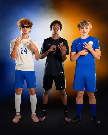 High school buddy photo media day central florida