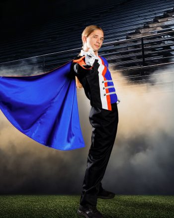 Bartow florida drum major photographer for senior banner photo day