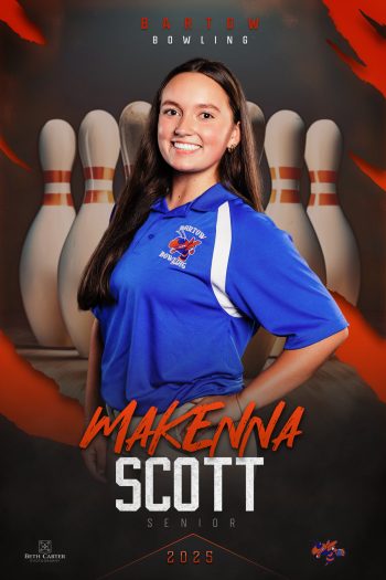 high school senior bowling banner design central florida