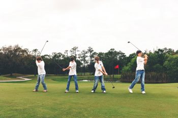 auburndale high school senior golf team photos in natural light