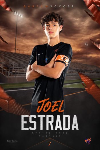 Soccer senior captain banner for central florida