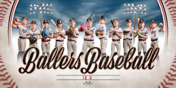 ballers baseball travel ball team dugout banner for lakeland florida