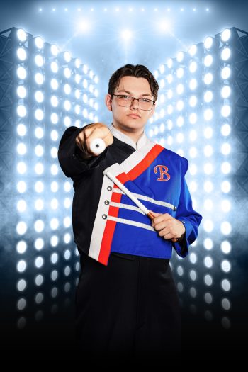 Senior banner session for drumline marching band bartow high school