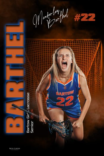 girls lacrosse senior banner bartow high school florida