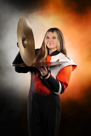 High school marching band portrait photographed by BC Visuals