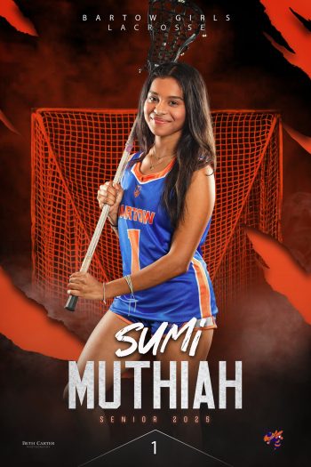 girls lacrosse high school senior banner central florida