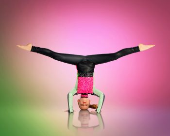 Dance portrait on a digital background in Central Florida.