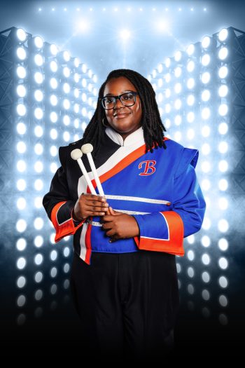 Individual band student portrait by BC Visuals in Central florida