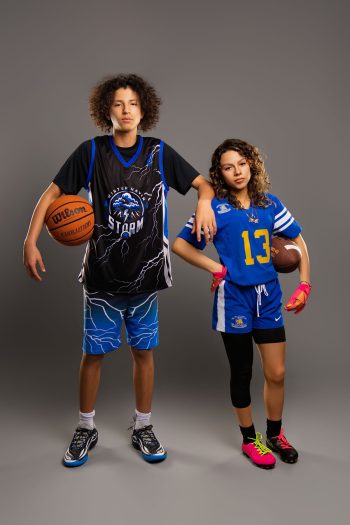 Sibling buddy photo taken in BC Visuals studio
