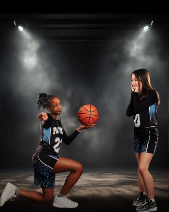 basketball proposal buddy pose from school sports session central florida
