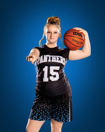 school photo day for basketball on a digital background