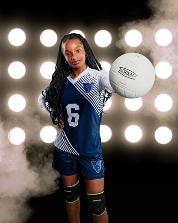 digital background for school volleyball media day